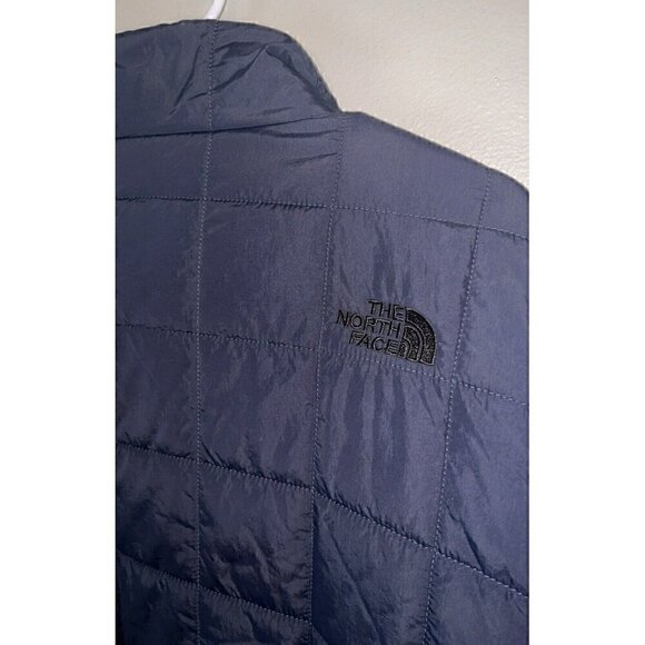 The North Face TNF Thermoball Blue Teal Full Zip Outdoor Puffer Jacket Men’s XL - Picture 3 of 13
